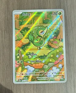 Pokemon TCG Snivy 087/086 Black Bolt IR Full Art Holo (LP) (English) - Image 3