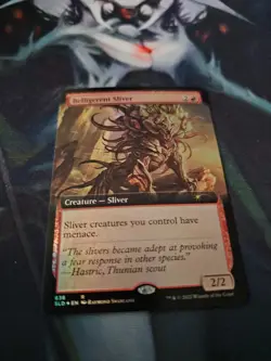 MTG Belligerent Sliver Secret Lair Drop Series 636 Foil Rare - Image 1