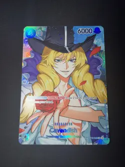 One Piece TCG English Card OP10-045 Cavendish Rare Alt Art - Image 3