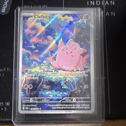 Pokemon TCG Clefairy 094/088 Sv09 Journey Together Illustration Rare Holo EN - Image 1