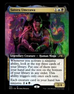 Satoru Umezawa (Extended Art) 493 R Kamigawa: Neon Dynasty - Image 1