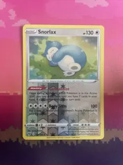 Pokemon Card Snorlax Vivid Voltage Reverse Holo Rare 131/185 Near Mint - Image 1