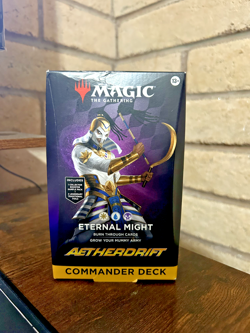 Magic the Gathering Aetherdrift - Sealed Commander Deck - Eternal Might - Image 1