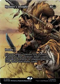 NM - Hunter's Insight Foil (Borderless) M Marvel Eternal-Legal 35 - Image 1