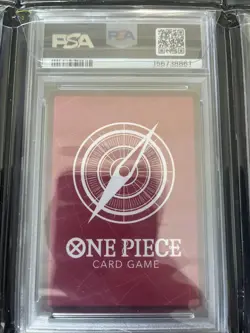 ONE PIECE MONKEY D. LUFFY 2024 PREM CARD COL -LEADER COL- #003 PSA 10 - Image 2