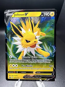 Jolteon V SWSH151 Black Star Promo - Pokemon TCG Sword & Shield - NM - Image 1