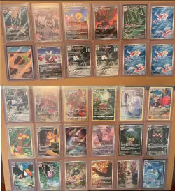 Lot of 30 Pokemon TCG English Mixed IR Full Art Cards / NM Near Mint - Image 1