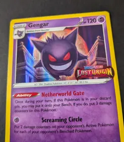 Gengar SWSH241 - Sword & Shield Lost Origin *NM* Holo STAMPED Pokemon Card - Image 3