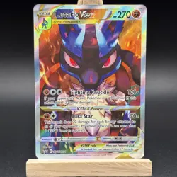 Pokemon TCG Lucario VSTAR SWSH291 Black Star Promo Holo Sealed Card Rare NM - Image 2