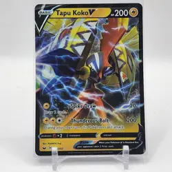Tapu Koko V - 072/202 - Ultra Rare - Sword & Shield Base - Pokemon Card - NM/M - Image 1