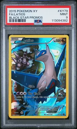 2015 POKEMON XY BLACK STAR PROMO LATIOS #XY79 HOLO PSA 9 MINT #113094382 - Image 1