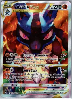 Lucario VSTAR SWSH291 SWSH: Sword & Shield Promo Cards - Pokemon Card - NM - Image 1