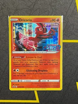 Oricorio - SWSH168 - PreRelease Pokemon Promo Sword & Shield Rare Holo Card NM - Image 1