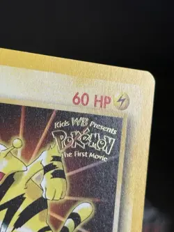 Pokemon TCG 1999 Electabuzz Stamped WB Kids First Movie Black Star Promo LP PTS - Image 2