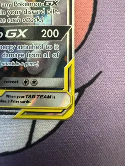 Pokemon TCG Mewtwo & Mew GX SM191 Holo Trading Card Black Star Promo LP - Image 5