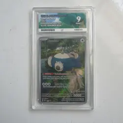 Pokemon TCG Snorlax SVP051 Pokemon Center Stamped Promo Ace Graded 9 2 Available - Image 1