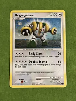 Regigigas POP Series Promos 9 4/17 Pokemon TCG Cosmos Holo Rare LP/MP - Image 1