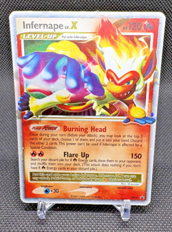 Infernape LV.X #DP10 - 2007 Pokemon Diamond & Pearl Black Star Promo TCG - LP - Image 1