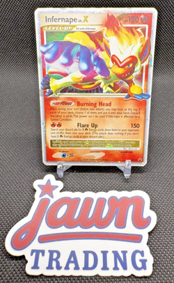 Infernape LV.X #DP10 - 2007 Pokemon Diamond & Pearl Black Star Promo TCG - LP - Image 3