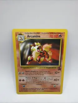 Arcanine #6 WOTC Black Star Promo Pokemon TCG 1999 LP- - Image 1