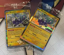 Pitch Black Prerelease Staff Promo Card 4-pack Sealed New In Plastic Pokemon TCG - Image 1