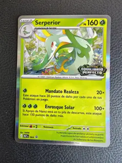 Pokemon TCG - Serperior MEP 064 Perfect Order Stamped Prerelease Promo SPANISH - Image 1