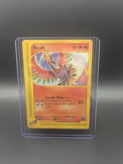 Pokemon TCG Ho-Oh Black Star Promo Card |#52| 2002 Non Holo - Lp/Mp - Image 1