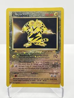 Pokemon TCG Electabuzz Best of Game 1/9 Holo Promo LP - Image 1