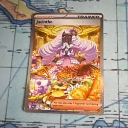 POKEMON TCG PARADOX RIFT #122/088 JACINTHE ULTRA RARE FULL ART HOLO TRAINER - Image 1