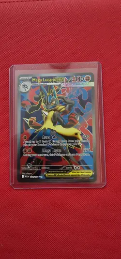 Pokemon TCG Mega Evolution Lucario EX 160/132 Full Art Ultra Rare NM/Mint Fresh - Image 1