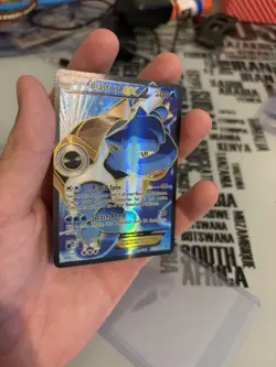 LP+ Pokemon TCG Blastoise EX Full Art Holo Ultra Rare Card 142/146 XY Base Set - Image 2
