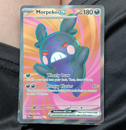 Pokemon TCG Morpeko ex 102/084 Paradox Rift Full Art Holo Ultra Rare 180 HP - Image 1
