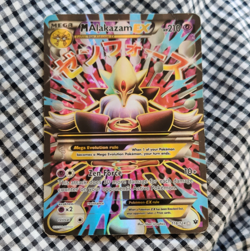 Pokemon TCG M Alakazam EX 118/124 XY Evolutions Full Art Holo Ultra Rare 2016 EN - Image 1