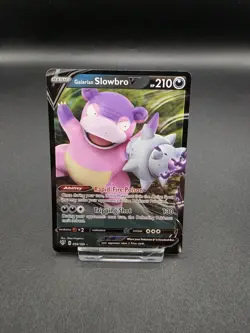 Pokemon TCG Galarian Slowbro V Darkness Ablaze Ultra Rare Card 099/189 Mint NM - Image 1