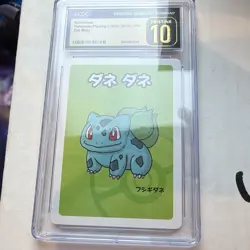 CGC Pristine 10 Bulbasaur Old Maid Japanese 2019 Regular Pokemon TCG Card - Image 1