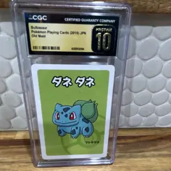 CGC Pristine 10 Bulbasaur Old Maid Regular Japanese Pokemon Card 2019 - Image 1