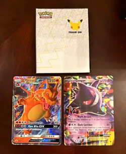 Pokemon TCG Jumbo Card Lot of 10 + Binder - Image 1