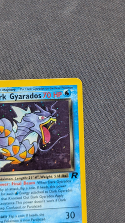 Vintage Pokemon TCG - Team Rocket - Unlimited Dark Gyarados 8/82 Holo: LP-/MP+ - Image 3