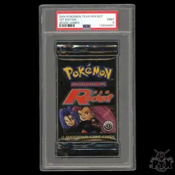Team Rocket Booster Pack 1st Edition PSA 9 Jesse & James Art Pokemon 2000 - Image 1