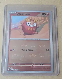 Pokemon TCG: Darumaka Reverse Holo Master Ball 013/086 - Black Bolt - Image 3