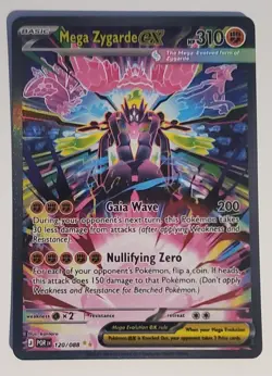 Pokemon Card - Mega Zygarde EX SIR 120/088 Full Art Holo - Perfect Order - Image 1