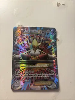 Pokemon TCG Mega-Alakazam-EX Fates Collide Holo Card 118/124 Full Art - Image 2