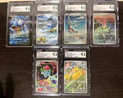 Pokemon CGC 6-Card Graded Slab Lot all 9.5 - Image 1