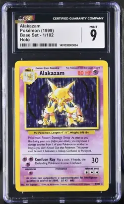 Pokemon Base Set Unlimited CGC Graded Card Lot - Image 2