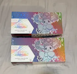 Set of 2x - Pokemon Prismatic Evolution Super Premium Collection SPC Sealed New - Image 1
