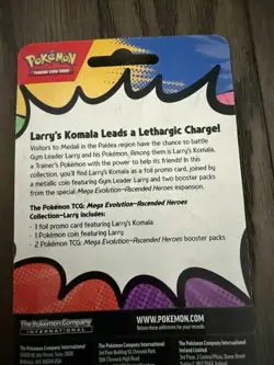 Pokemon TCG Mega Evolution Ascended Heroes Erika & Larry Collection 10 Pack - Image 3