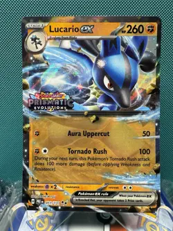 Pokemon Lucario Ex 051/131 - Prismatic Premium Collection Promo (Stamped) - Image 1