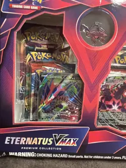 Pokemon TCG: 2020 Sword & Shield Eternatus Vmax Premium Collection Box New - Image 3