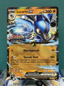 Pokemon Lucario Ex 051/131 - Prismatic Premium Collection Promo (Stamped) - Image 1