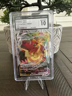 CGC 10 GEM MINT Pokemon Dracozolt VMAX #059 Holo Evolving Skies 2021 - Image 1